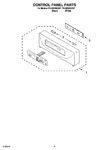 Diagram for 02 - Control Panel Parts