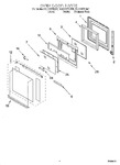 Diagram for 03 - Oven Door Parts
