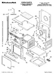 Diagram for 01 - Oven Parts