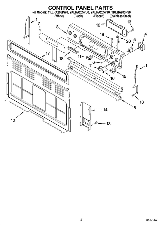 Diagram for YKERA205PW0