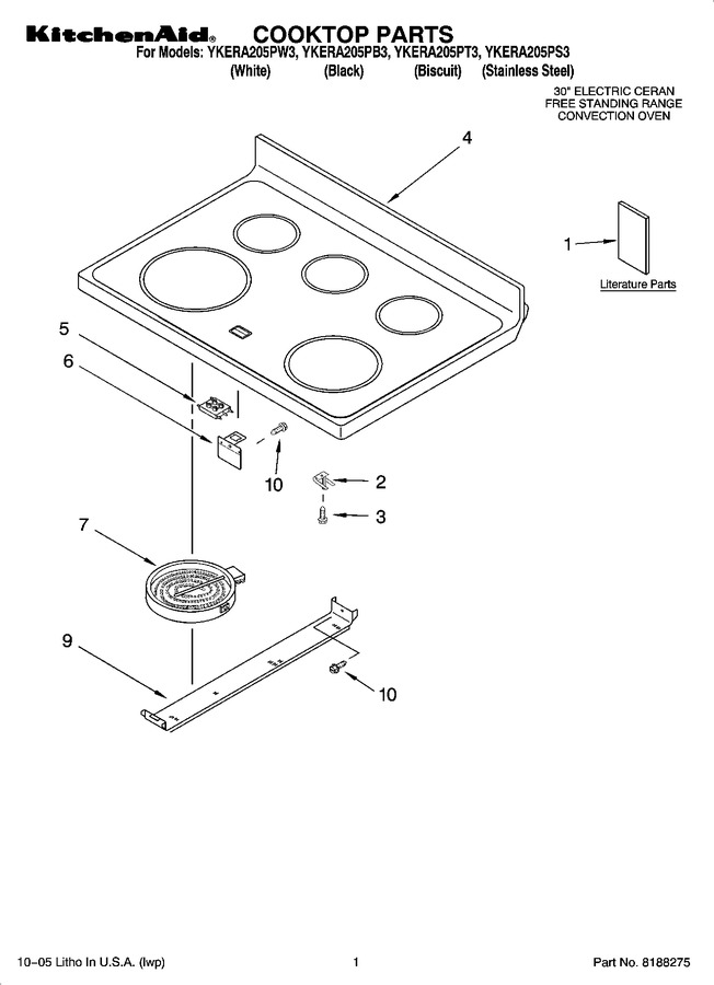 Diagram for YKERA205PW3