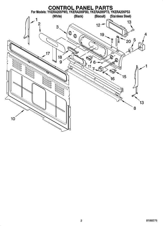 Diagram for YKERA205PS3