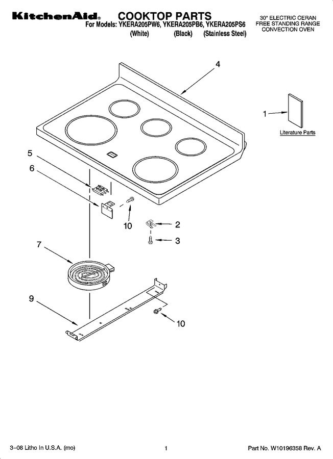 Diagram for YKERA205PW6