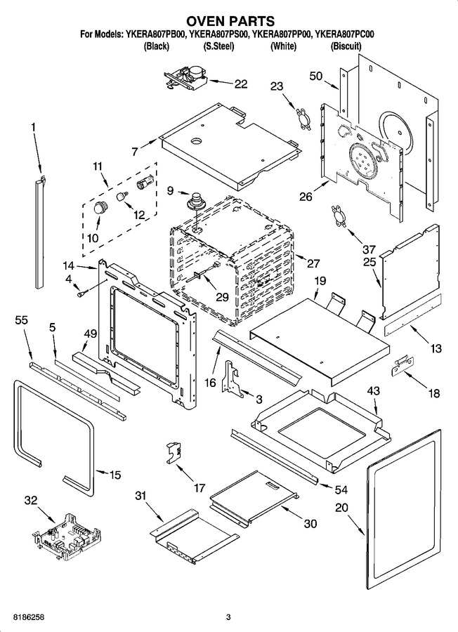Diagram for YKERA807PB00
