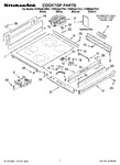 Diagram for 01 - Cooktop Parts