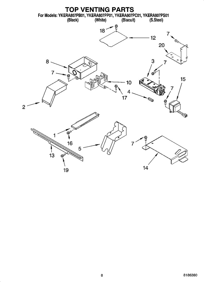 Diagram for YKERA807PB01