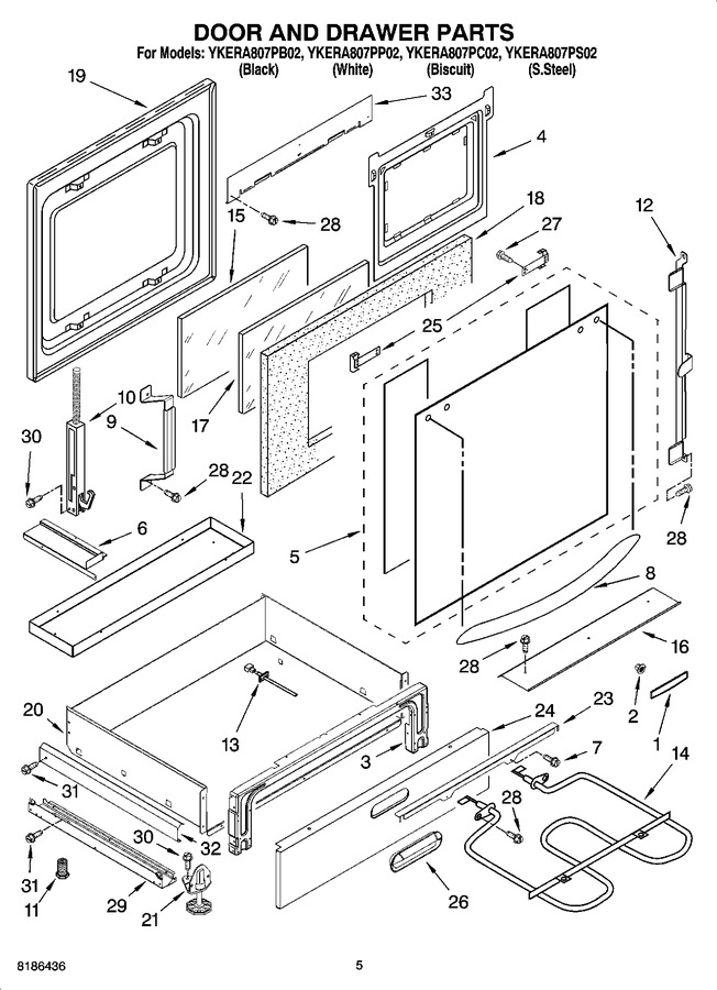 Diagram for YKERA807PS02