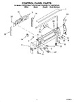 Diagram for 02 - Control Panel Parts