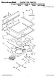 Diagram for 01 - Cooktop Parts