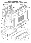 Diagram for 02 - Door And Drawer Parts