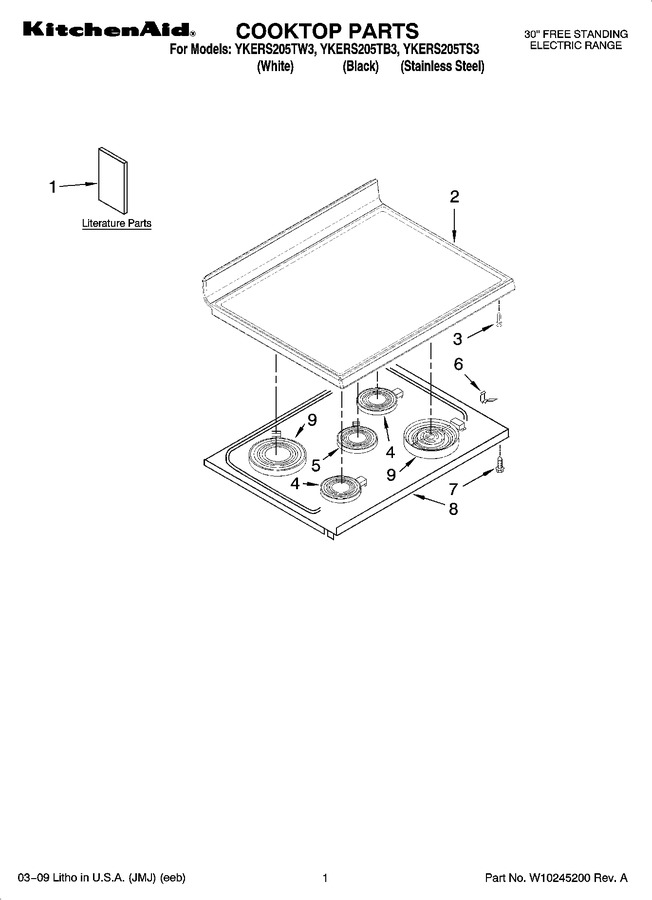 Diagram for YKERS205TS3