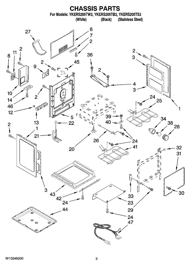 Diagram for YKERS205TS3