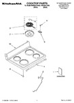 Diagram for 01 - Cooktop Parts