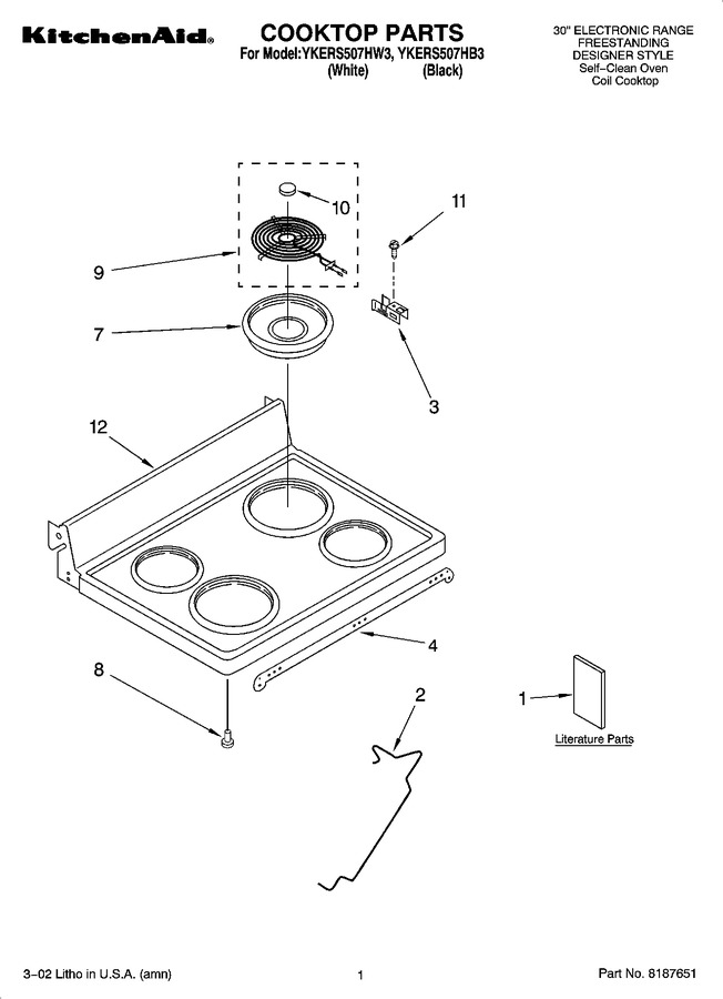 Diagram for YKERS507HB3