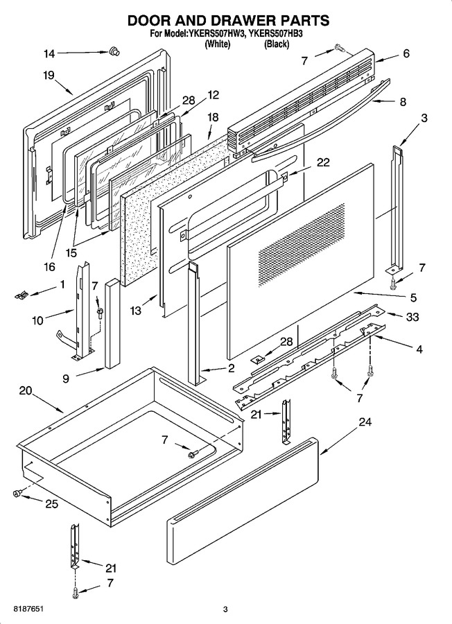 Diagram for YKERS507HB3