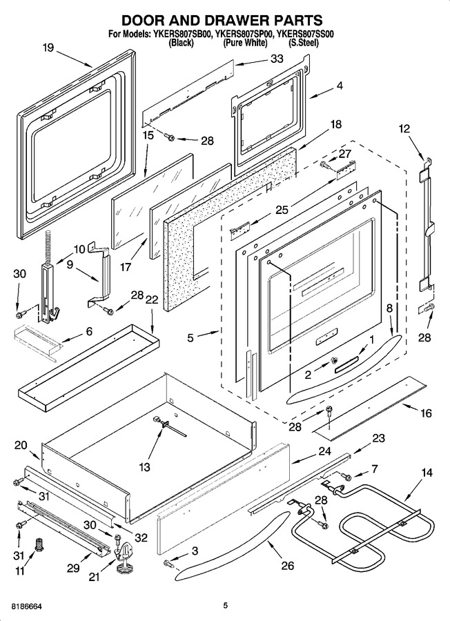 Diagram for YKERS807SP00