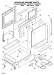Diagram for 04 - Door And Drawer Parts