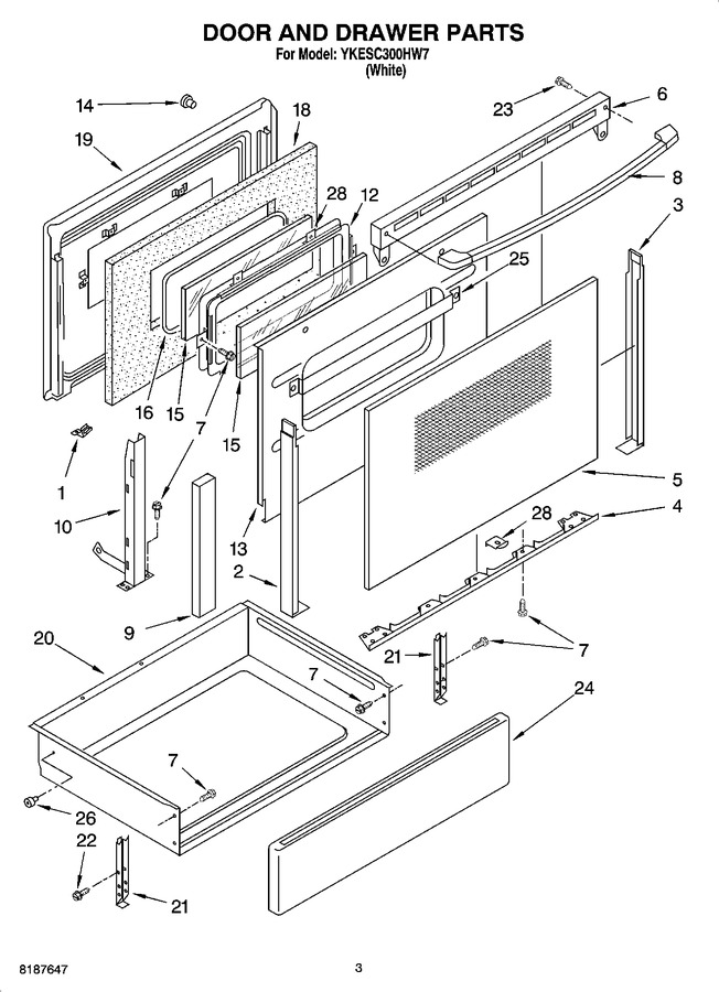 Diagram for YKESC300HW7