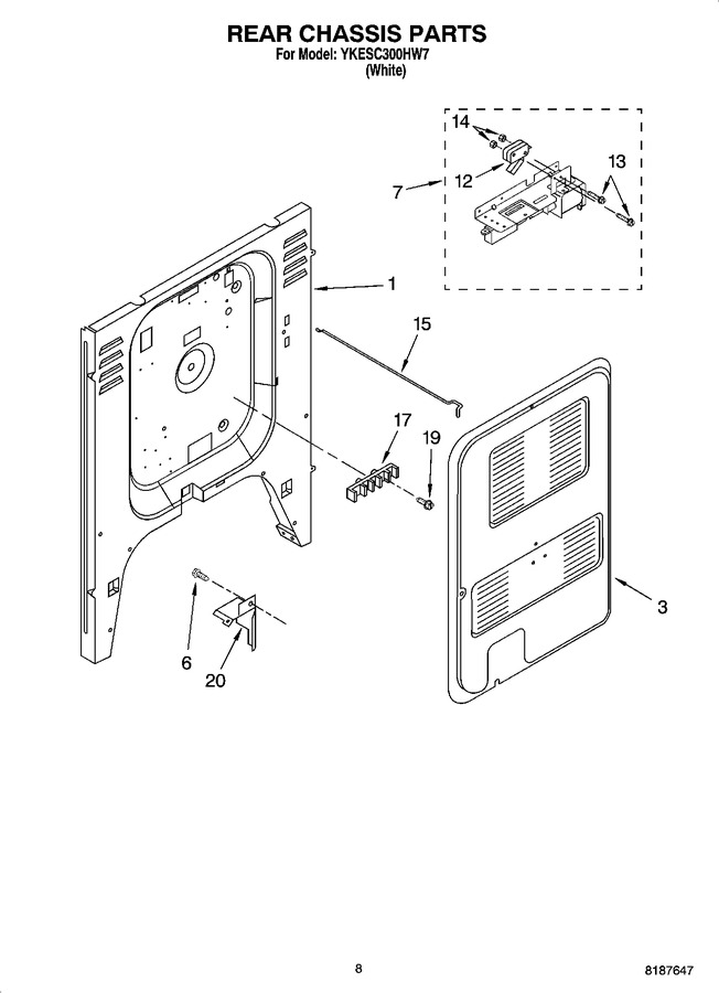 Diagram for YKESC300HW7