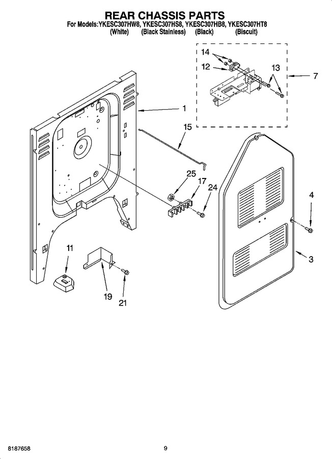 Diagram for YKESC307HW8