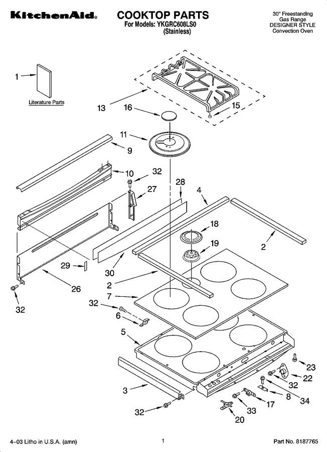 Diagram for YKGRC608LS0