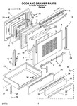 Diagram for 04 - Door And Drawer Parts