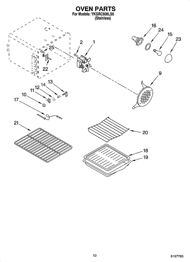 Diagram for YKGRC608LS0