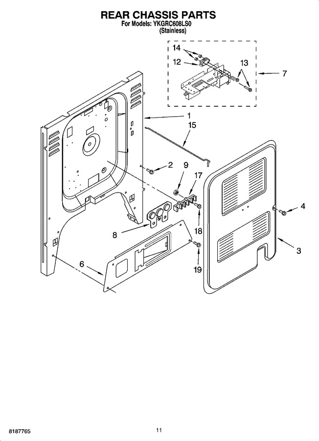 Diagram for YKGRC608LS0
