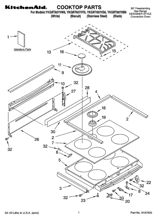 Diagram for YKGRT607HW6