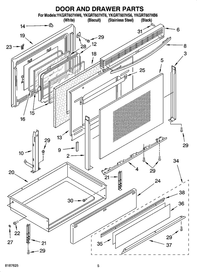 Diagram for YKGRT607HB6