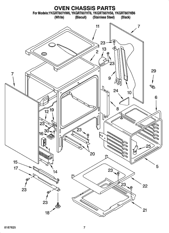 Diagram for YKGRT607HW6