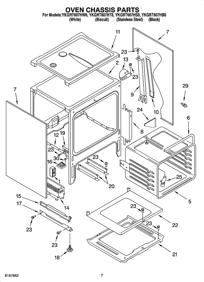 Diagram for YKGRT607HT8