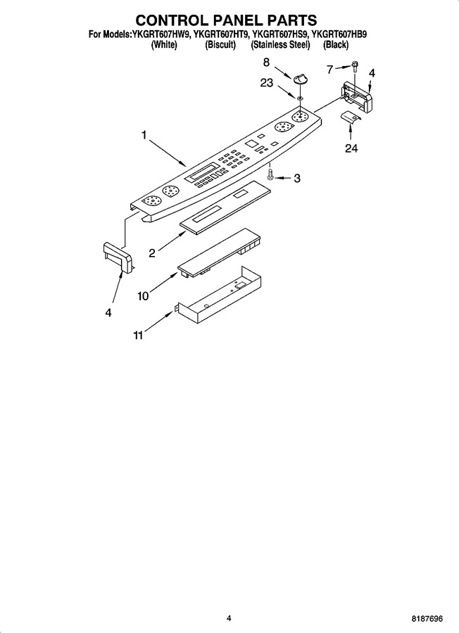 Diagram for YKGRT607HT9