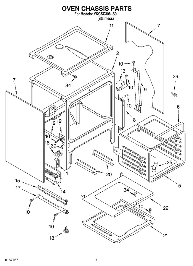 Diagram for YKGSC308LS0