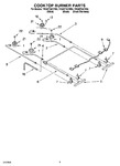 Diagram for 02 - Cooktop Burner Parts