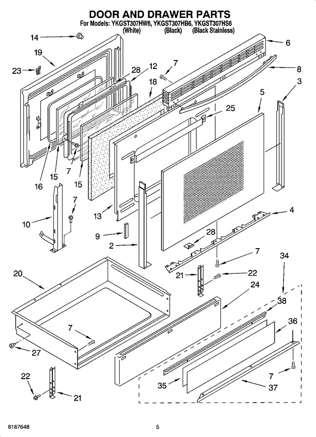 Diagram for YKGST307HS6
