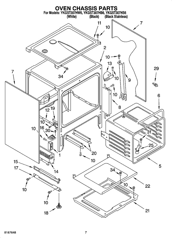 Diagram for YKGST307HS6