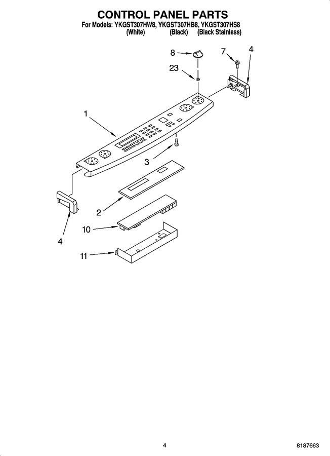 Diagram for YKGST307HB8