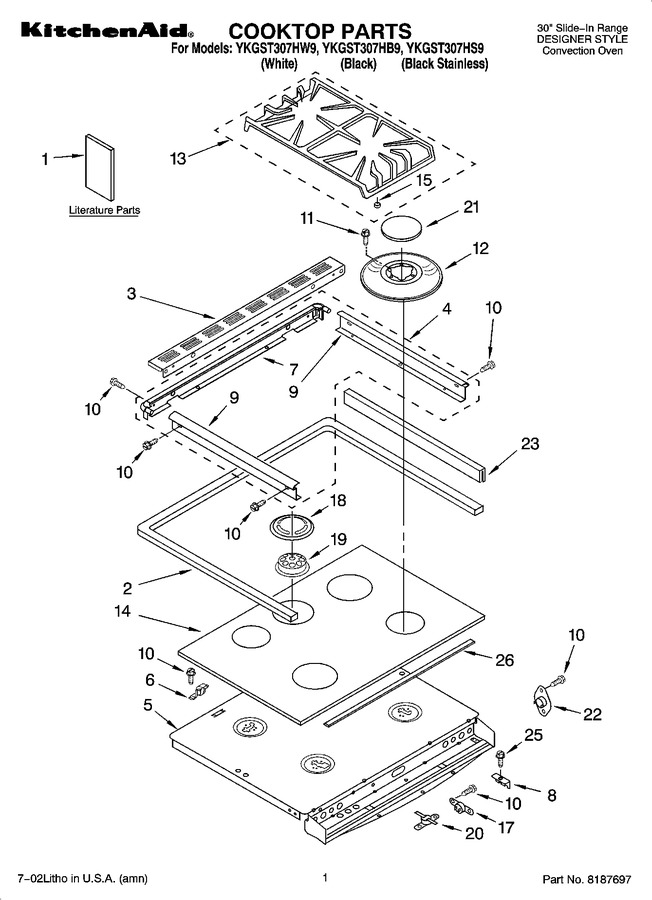 Diagram for YKGST307HB9