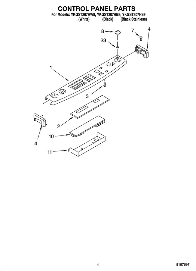 Diagram for YKGST307HB9