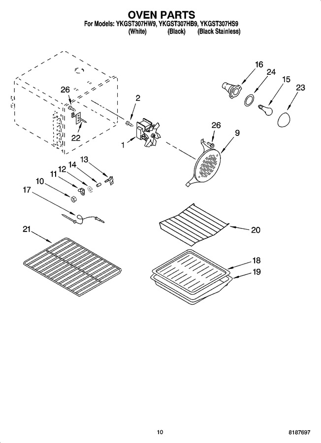 Diagram for YKGST307HS9