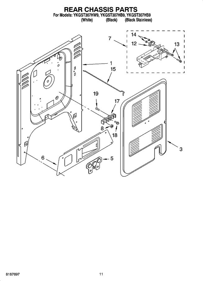 Diagram for YKGST307HW9