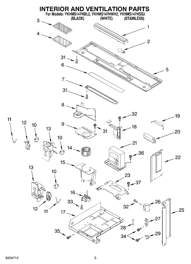 Diagram for YKHMS147HSS2