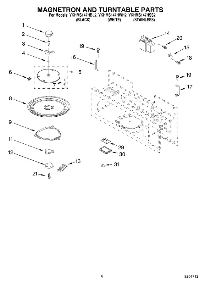 Diagram for YKHMS147HSS2