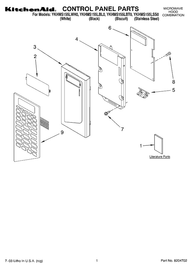 Diagram for YKHMS155LWH0