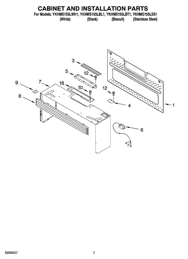 Diagram for YKHMS155LBL1