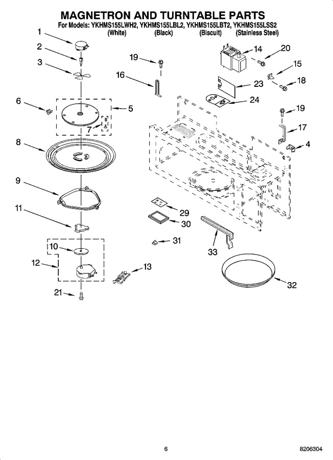 Diagram for YKHMS155LSS2