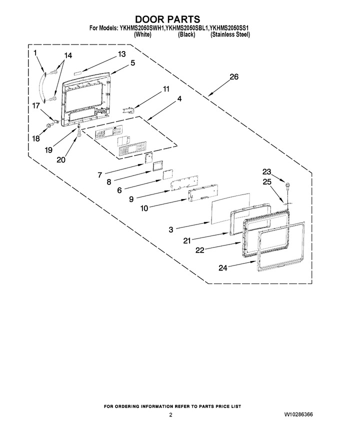 Diagram for YKHMS2050SWH1