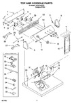 Diagram for 02 - Top And Console Parts