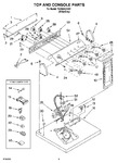 Diagram for 02 - Top And Console Parts